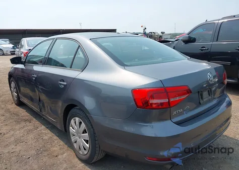 2015 Volkswagen Jetta 2.0L S from USA, damaged, VIN 3VW2K7AJ3FM406313